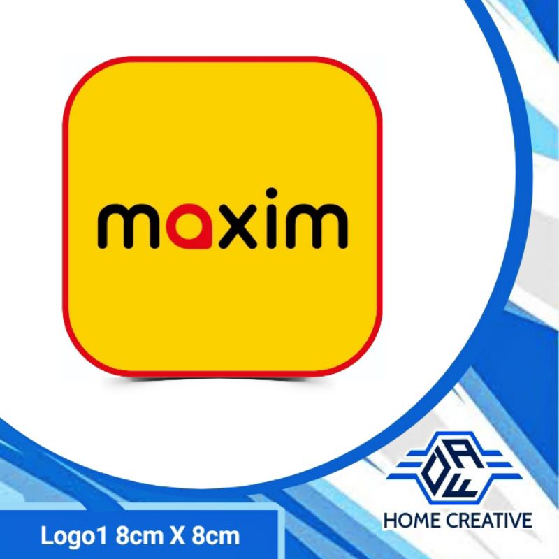 Stiker Logo Maxim