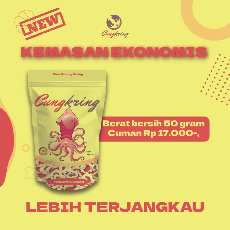 

Cemilan Cumi-Cumi rasanya gurih bikin nagih berat 50gram