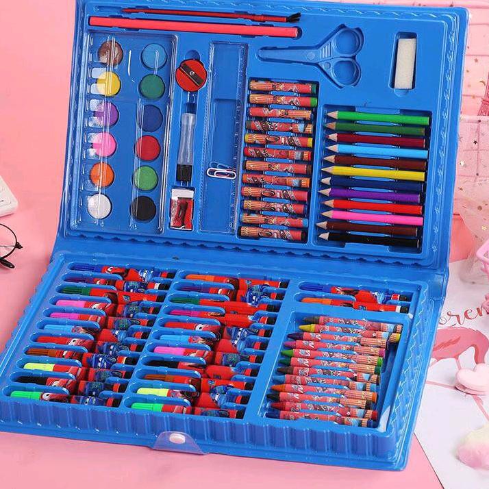 

Limited - Crayon Set 150pcs Pensil Crayon Cat Air Perlengkapan Sekolah Menggambar Anak ... ... ...