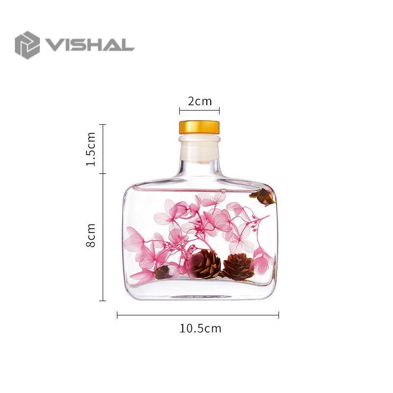 VISHAL Reed Diffuser Aromatheraphy Pengharum Ruangan Parfum Ruangan Essential Oil Relaxing + Bunga