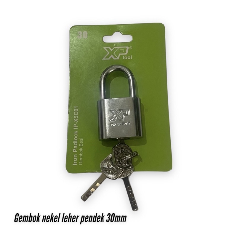 Gembok nekel leher pendek 30mm Xptool