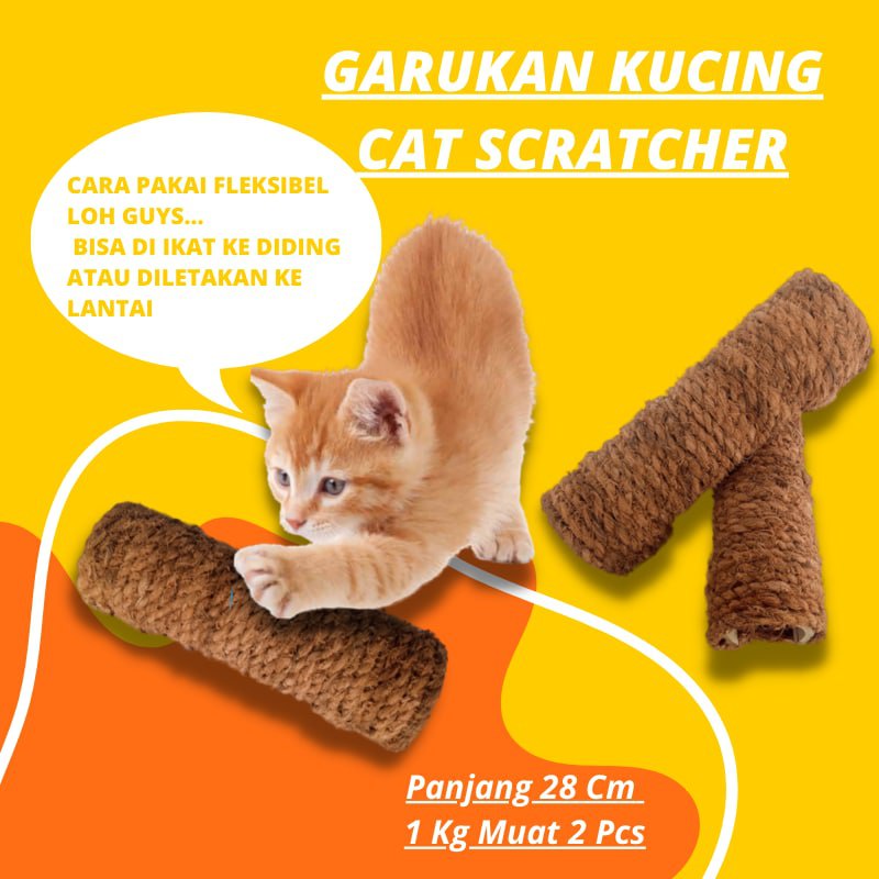 Mainan Kucing Garukan Kucing Cat Scratcher Pengasah Cakar Kucing