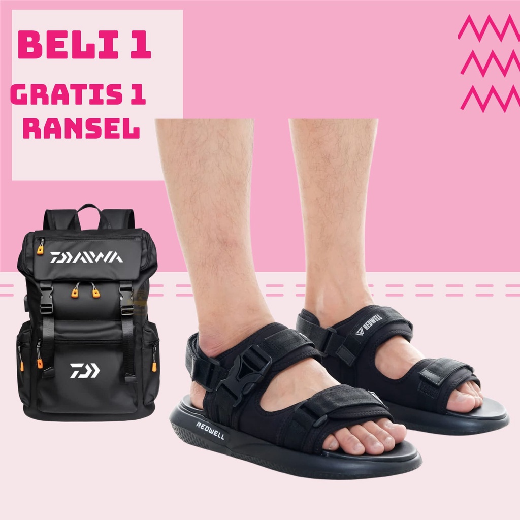 Sendal Pria / Tali Belakang Yang Bisa Dilepas Sandal Pria SANDAL GUNUNG PRIA - JAPAN CASUAL STYLE - NONSLIP