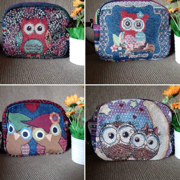 WAS.18Oc22ˣ ▪ Tas thailand/bangkok asli, dengan gambar gajah & owl yang khas thailand