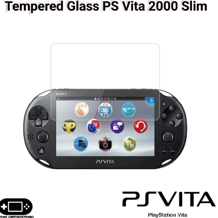 Terbaik Tempered Glass PS Vita 2000 Slim PSVita Anti Gores Screen Protector LCD serbuuu 