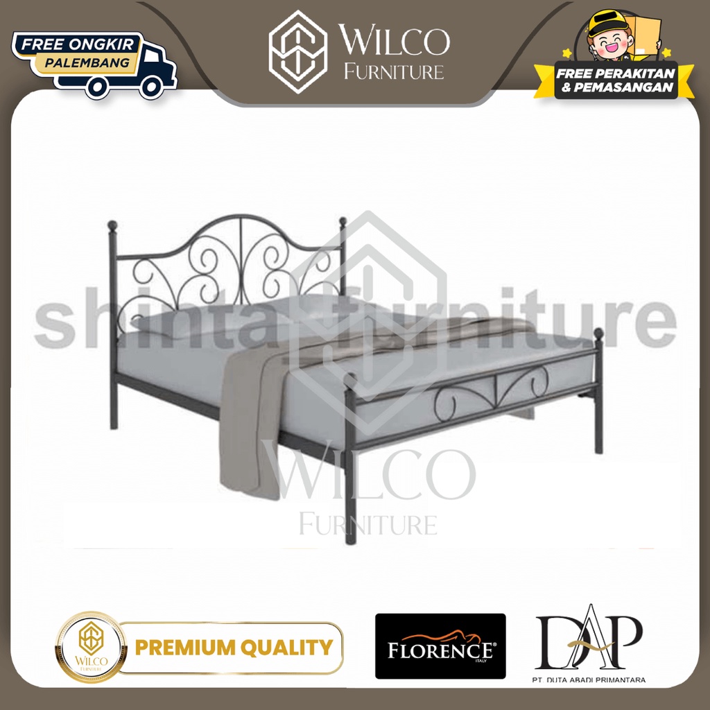 Tempat Tidur / Ranjang Besi Ganda/ Susun Double Bed Orbitrend Florence