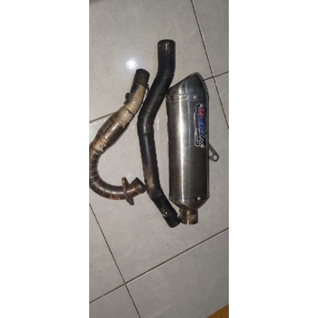 knalpot klx WRC stainless original