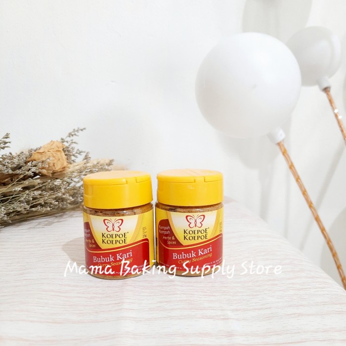 

KOEPOE Bumbu Kare Kari Bubuk Curry Seasoning Powder Kupu Kupu 25 gr