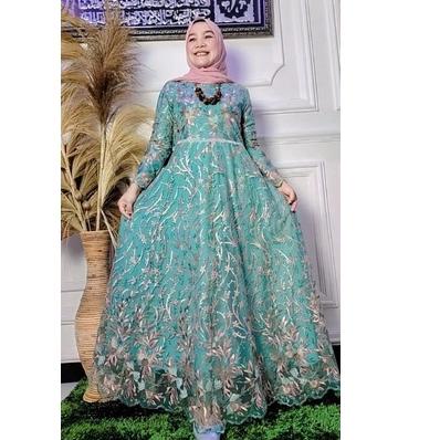 Terlaris ZF9WJ Gamis Ria Ricis Tuton Sparkling Original Butik 46 Jual