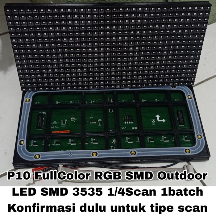 Modul Panel LED P10 RGB SMD Full Color Outdoor Videotron Murah