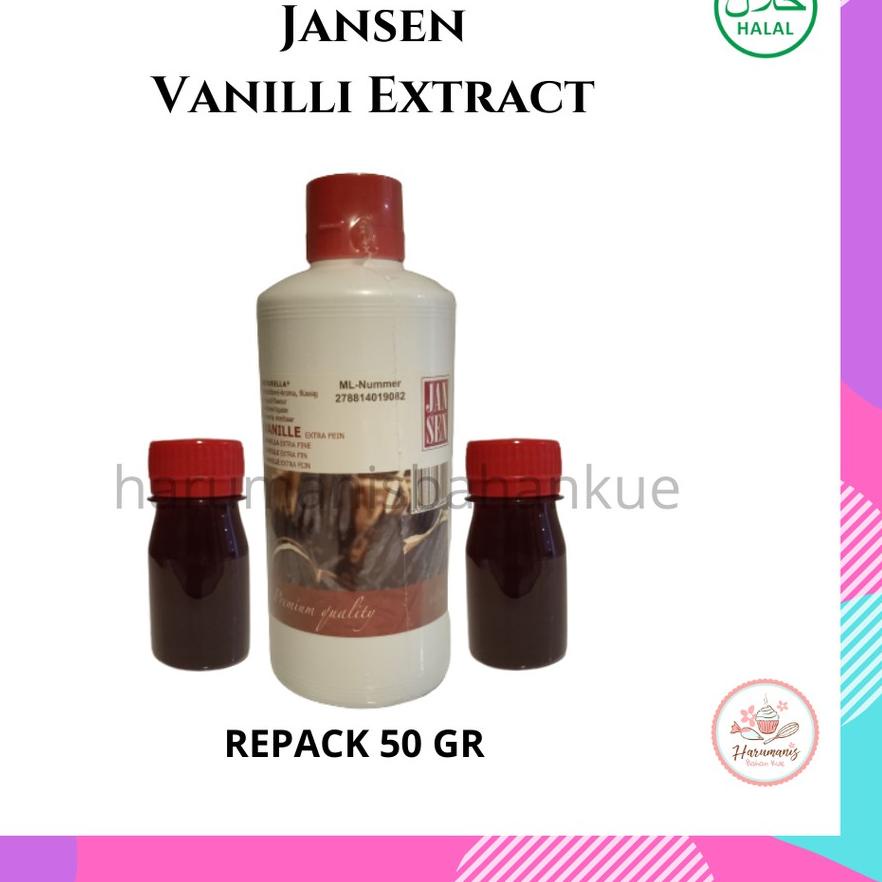 

Terbaik Jansen Vanilla Extract Botol Kecil 50gr grosir