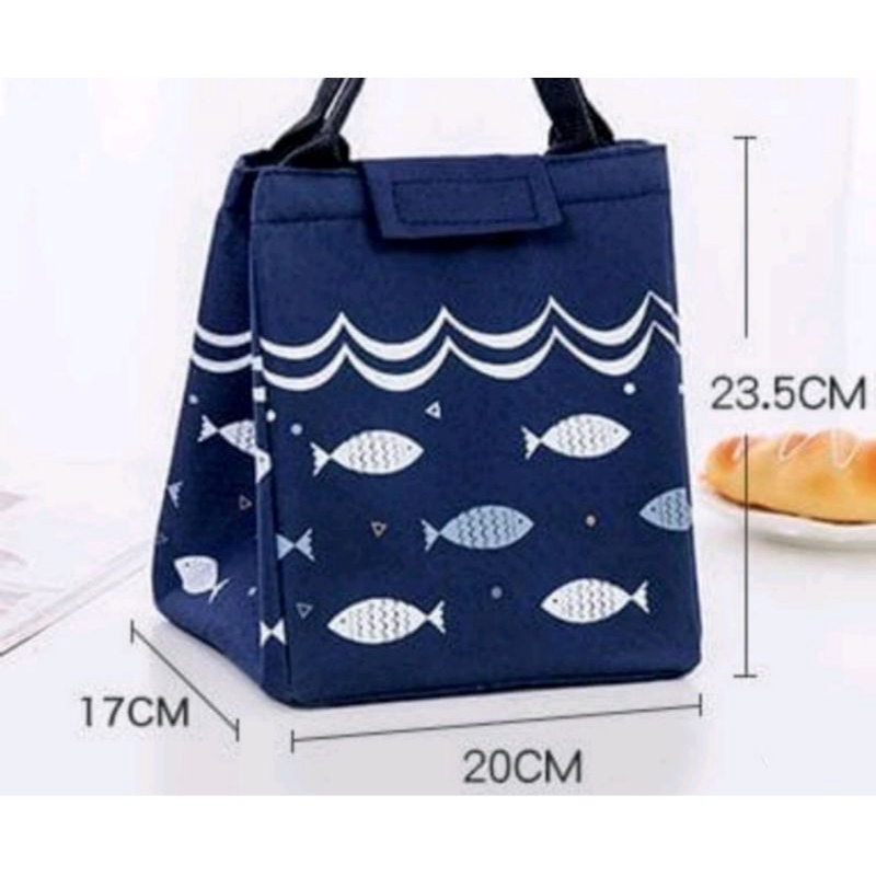 Tas Bekal Cooler Bag Tas Makan Anak Tahan Panas Tahan Dingin Tas Korea Karakter Lunch Bag Meal Bag