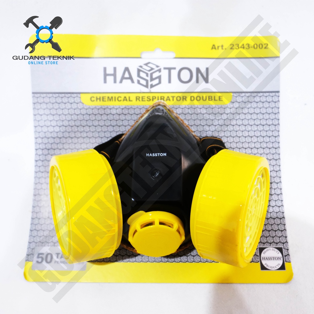 Masker Hidung Engkel SINGLE DOUBLE HASSTON PROHEX 2343-001 / Masker Respirator Moncong Babi Filter Chemical Respirator