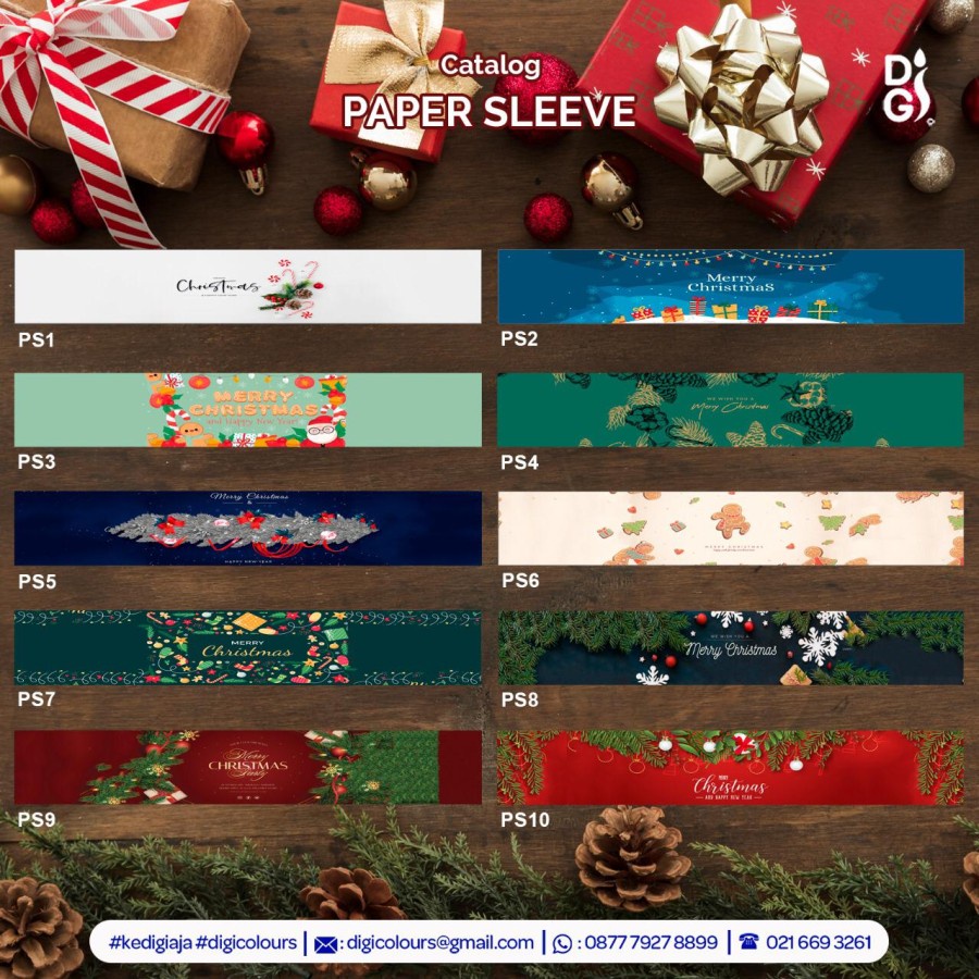 

PAPER SLEEVE NATAL / LABEL SEGEL