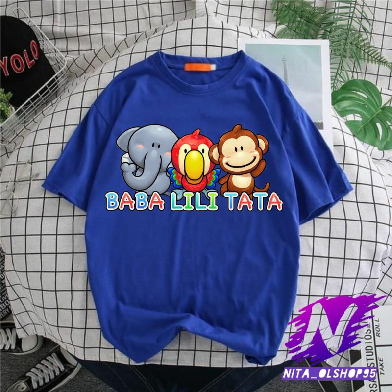 baba lili tata baju anak balita animasi kaos baba lili tata kartun anak