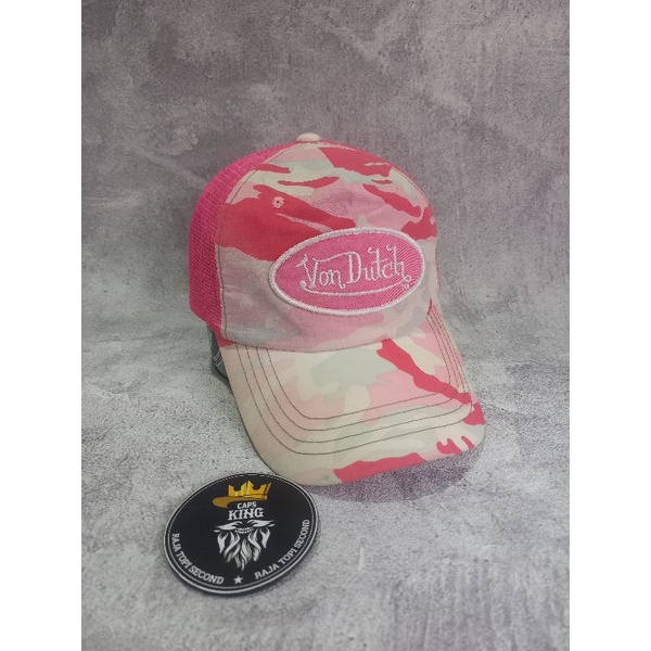 Topi Second Original Von Dutch Pink