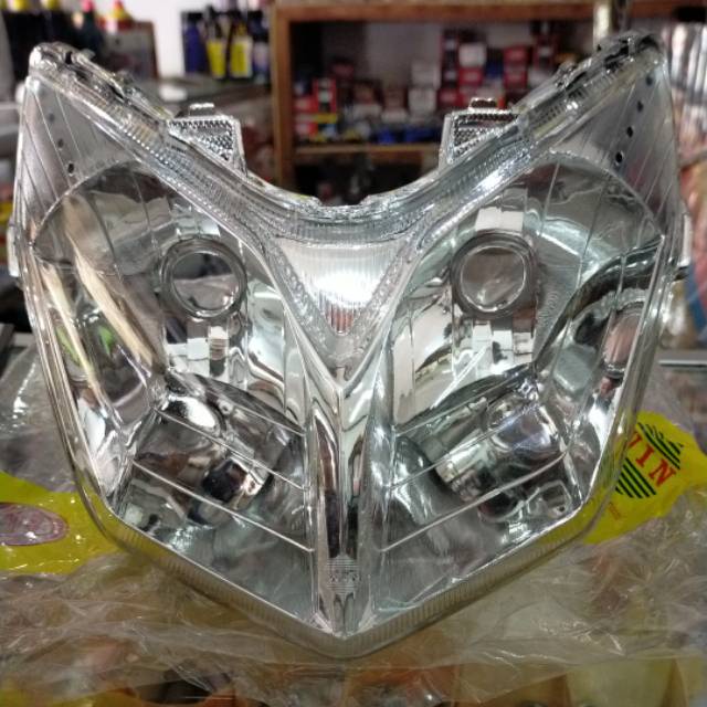 REFLEKTOR LAMPU DEPAN SUPRA X125 MATA 2 BATMAN 33110 KVL N01 KUALITAS TERJAMIN