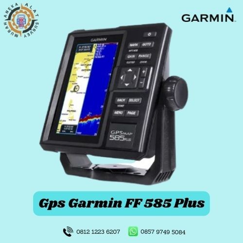 Fish Finder Gps Garmin 585+ Plus Gps + Fishfinder With Tranducer Gt-15 Garanai Tam