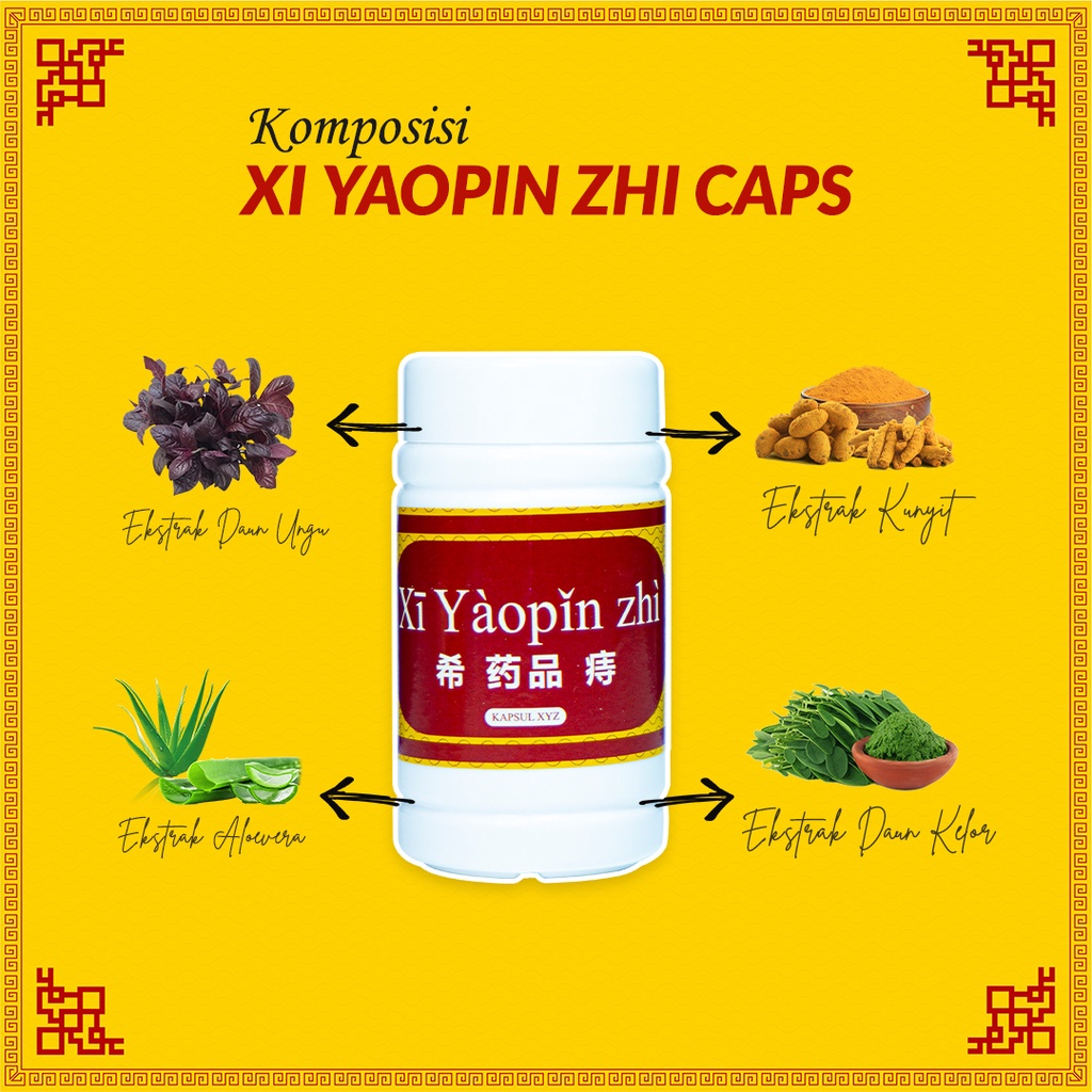 XI YAOPIN ZHI Obat Wasir Ambeyen Cina Ampuh BPOM