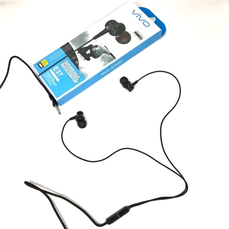 Headset VIVO E37 EXTRA BASS Handsfree VIVO E37 EXTRABASS Earphone VIVO E37 EXTRA BASS