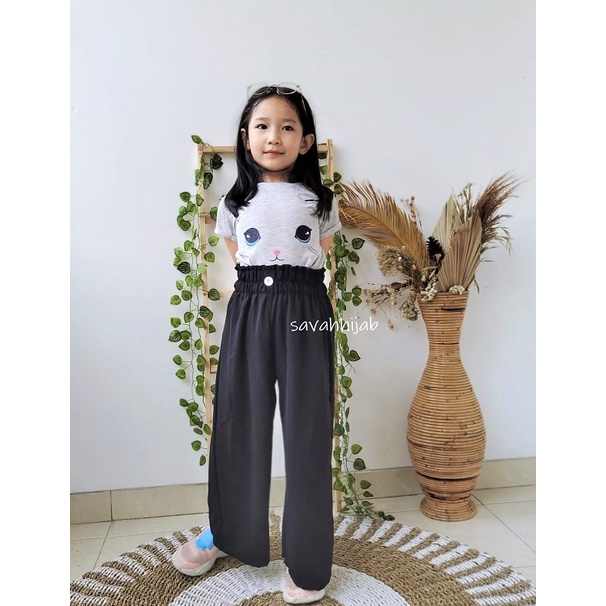 KULOT BUTON CRINKLE AIR FLOW/KULOT HIGHWAIST