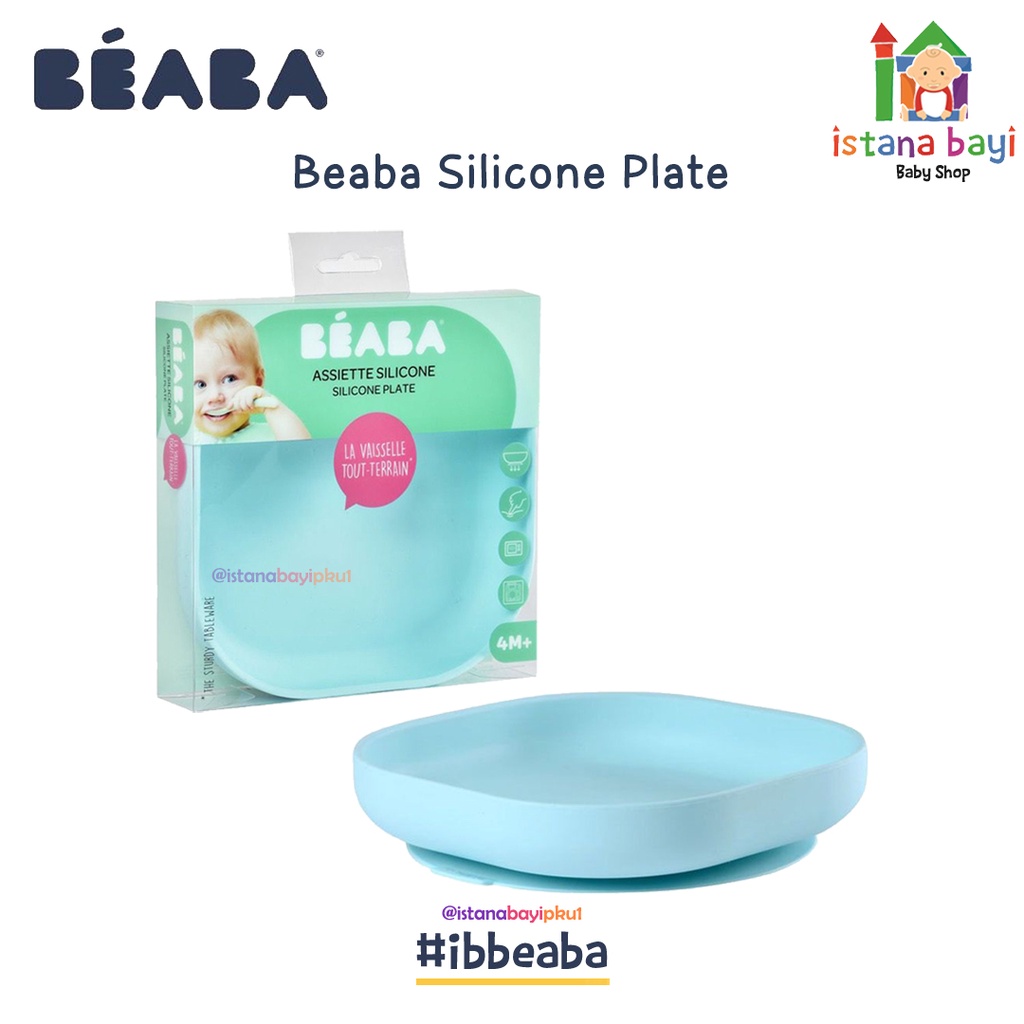 Beaba Baby Silicone Suction Plate - Piring Makan Silicon