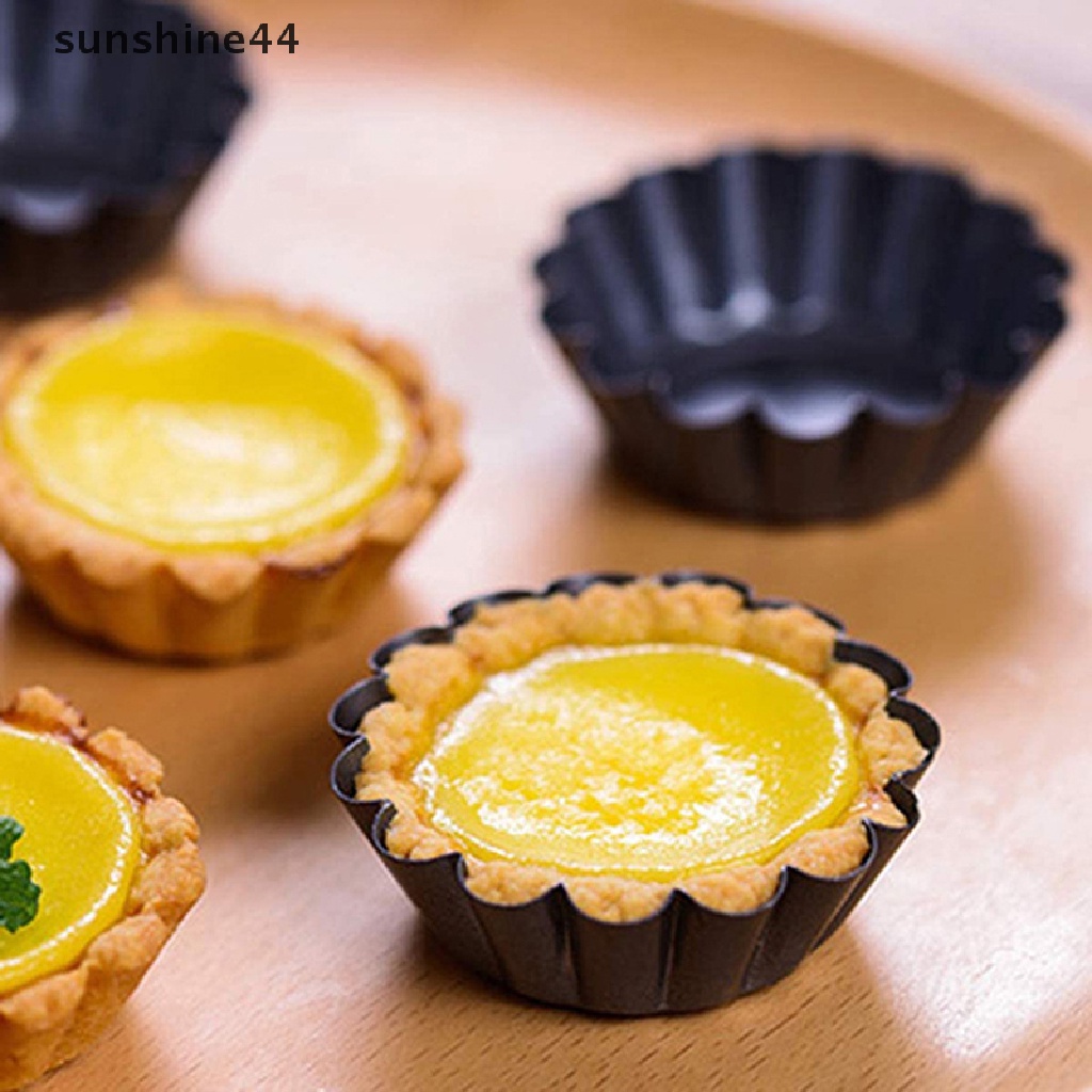 Sunshine Cetakan Kue / Pie / Pizza / Cupcake / Egg Tart Bentuk Flan Pan