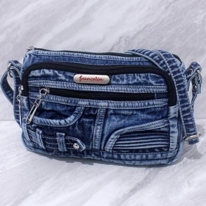 Tas Slempang Wanita Tas Selempang Bahu Sling Bag Jeans Wanita Kecil Mi Yantiarsyifa