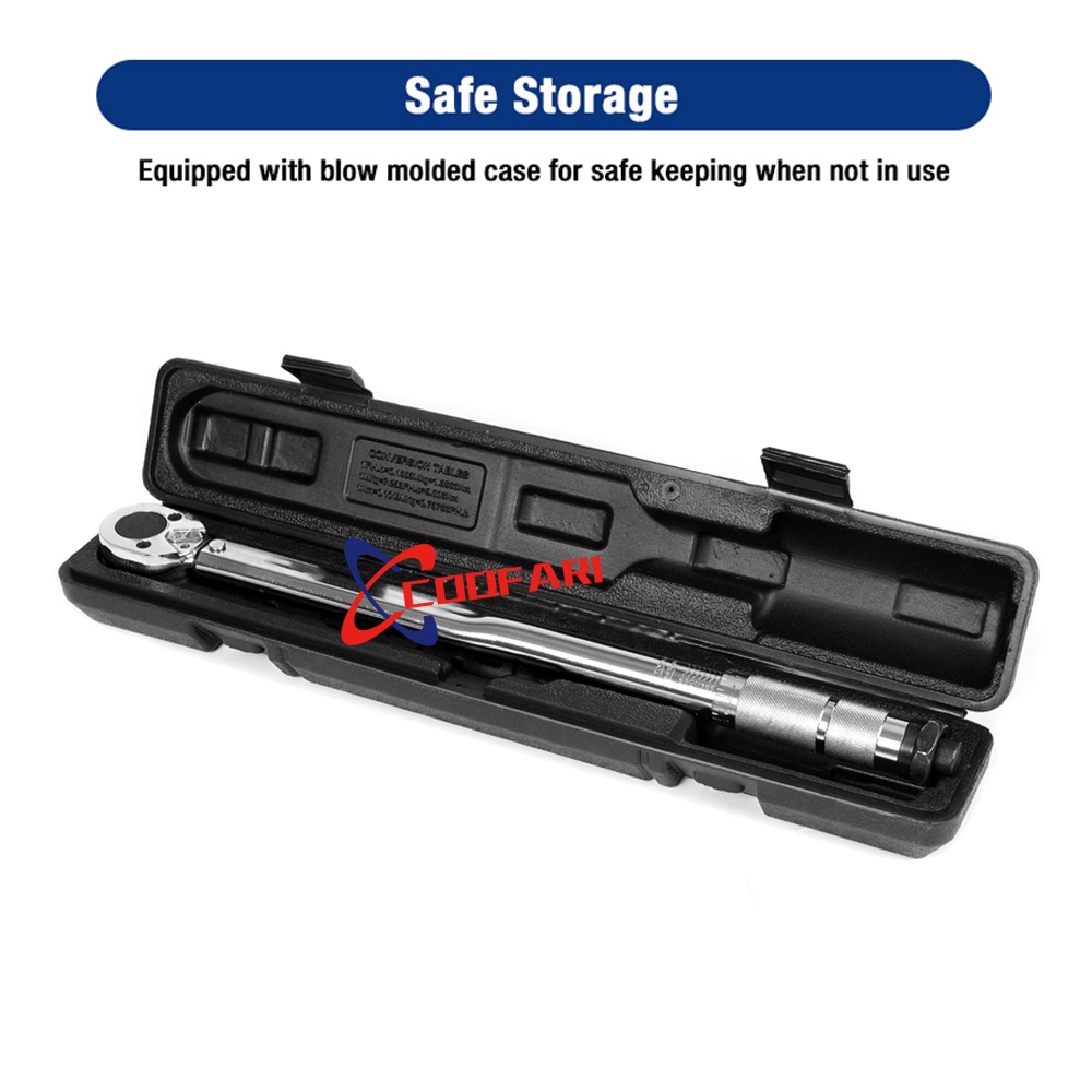 DISKON HEMAT Kunci Momen Torsi / Torque Wrench Two-way Spanner Tools Bengkel Mobil Roda Mobil 1/2"