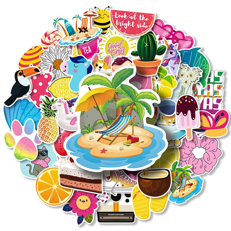 

Stiker Aesthetic Summer Pack Style 260320