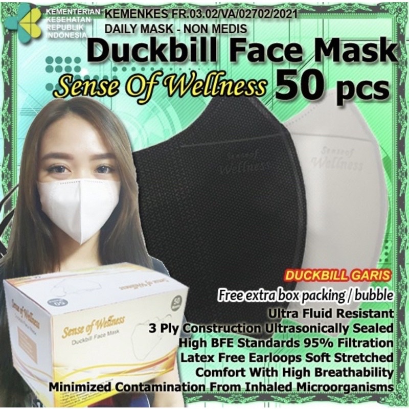 MASKER DUCKBILL 3PLY DISPOSABLE DUCKBILL 3 PLY BEDAH MEDIS EARLOOP DUCKBILL HARGA UNTUK 1 PCS