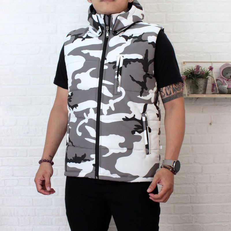 Jaket Rompi Perasut Bodyvest Pria Vest Motor Bikers Parasut Casual Outdoor Adventure