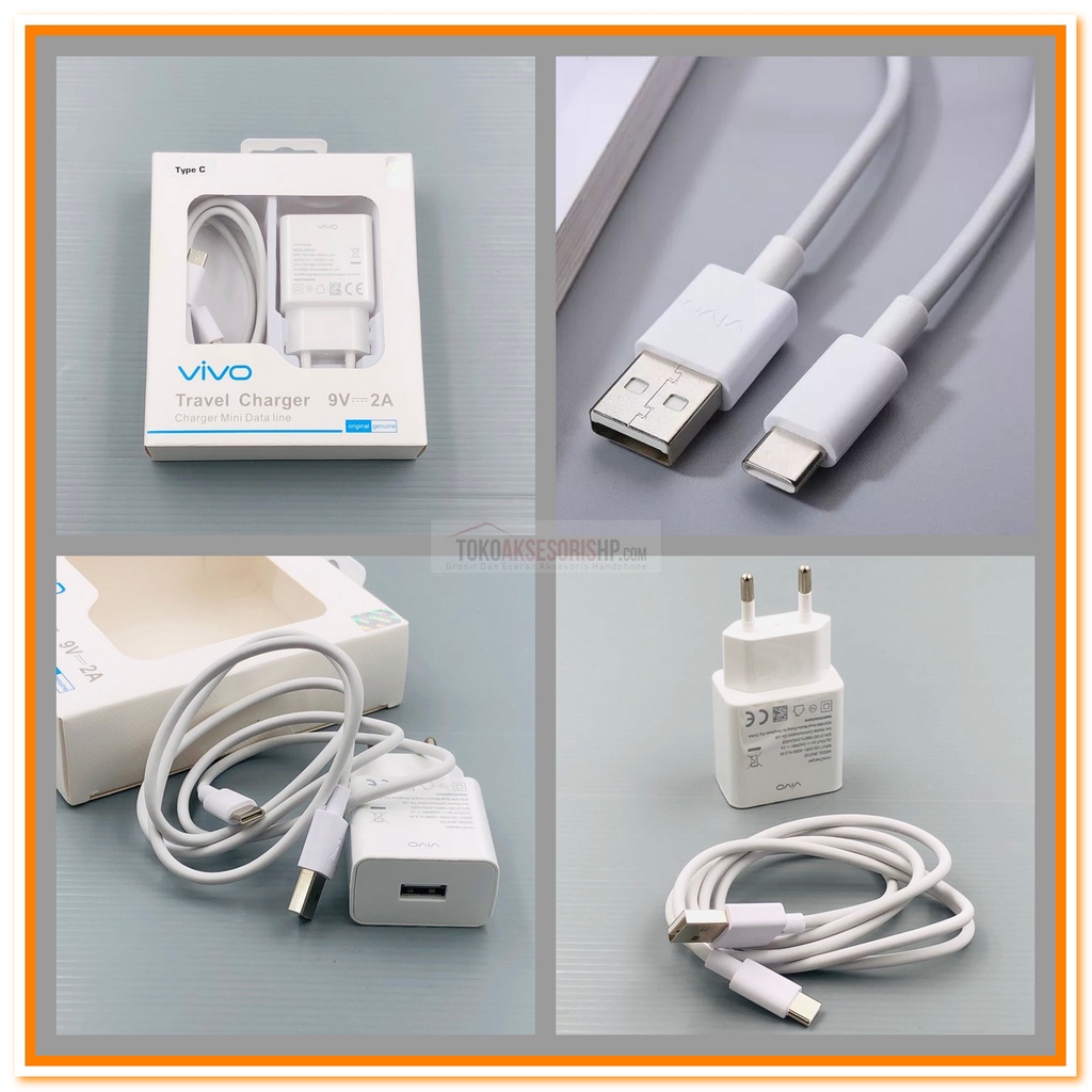CHARGER VIVO TYPE C ORI / CHARGER VIVO USB C ORIGINAL