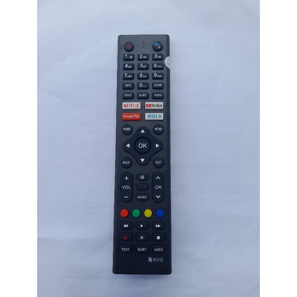 remote TV Polytron LCD LED Android Smart TV type 81J112