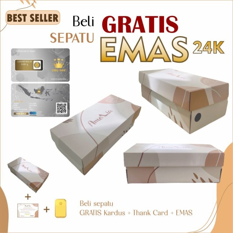 

New Packaging Concept Ameltopshoes - kardus brow cocok untuk kado
