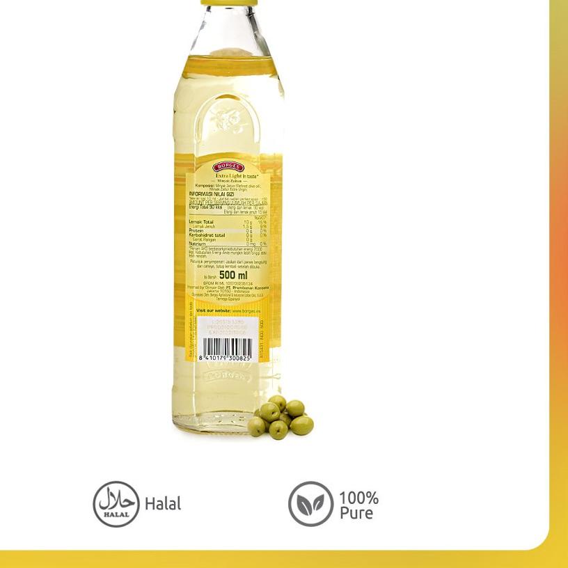 

limited STOCK!Borges - Extra Light Olive Oil 500 ml|RA1