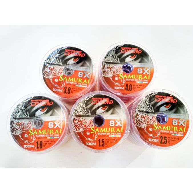 Senar Pancing Genkuro Samurai 8X Pe