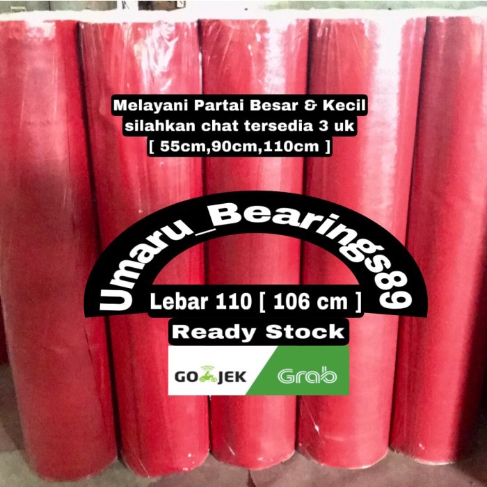 Lem Talang Karpet Talang Air 110Cm 1 Roll 45 Meter Merah-Hitam Ready