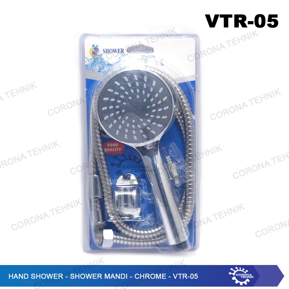 VTR-05 - Hand Shower - Shower Mandi - Chrome