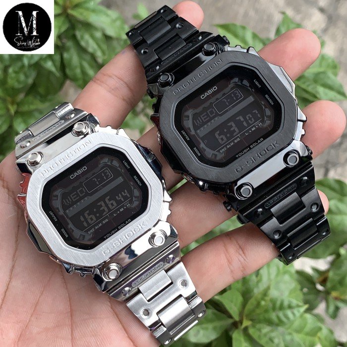 G-SHOCK GSHOCK GX-56 GX56 ORIGINAL & GARANSI CUSTOM CASE SILVER /BLACK