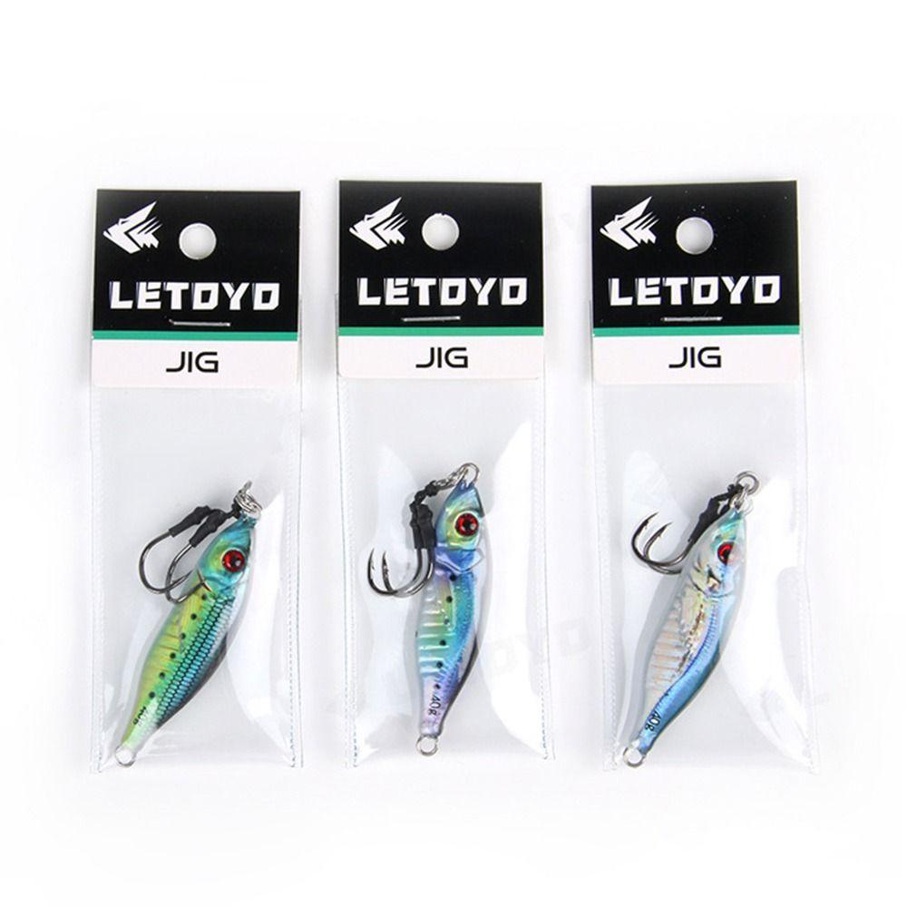 Preva Simulasi Logam Umpan Pancing Tenggelam 30G 59MM Warna-Warni Memimpin Casting