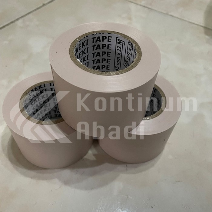 DUCT TAPE / LAKBAN / ISOLASI LEM UNTUK AC MEREK SAEKI | 12 M