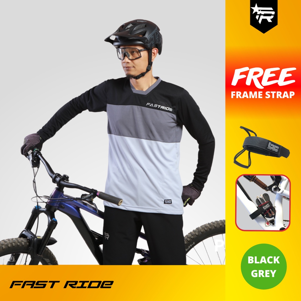 Jersey Sepeda Mtb baju gowes kaos jersey sepeda roadbike pria wanita lengan panjang