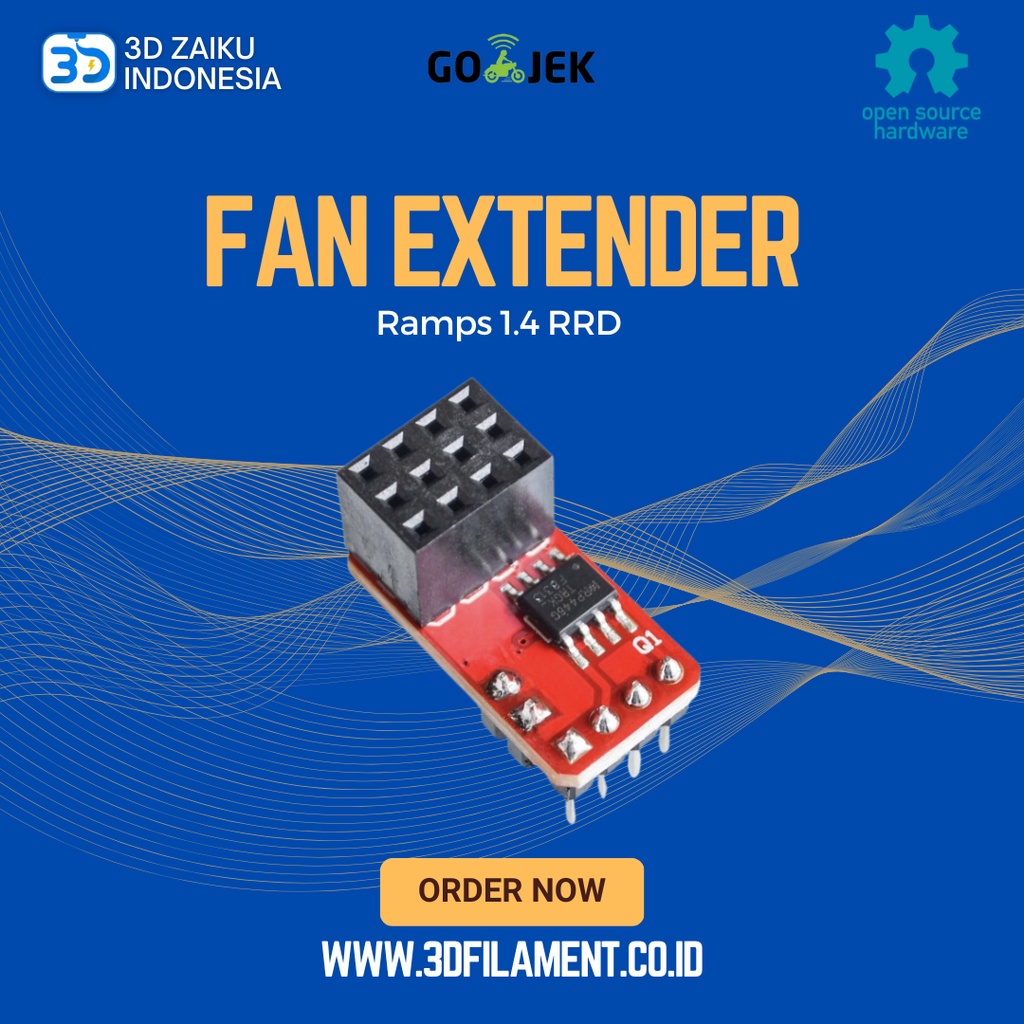 Reprap Ramps 1.4 RRD Fan Extender