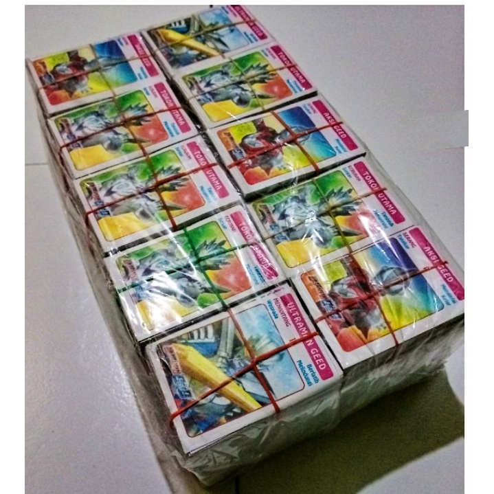 ISI 100 PACK x 32 PCS  GAMBARAN BESAR / KWARTET BESAR SUDAH CAMPUR GAMBAR MAINAN ANAK