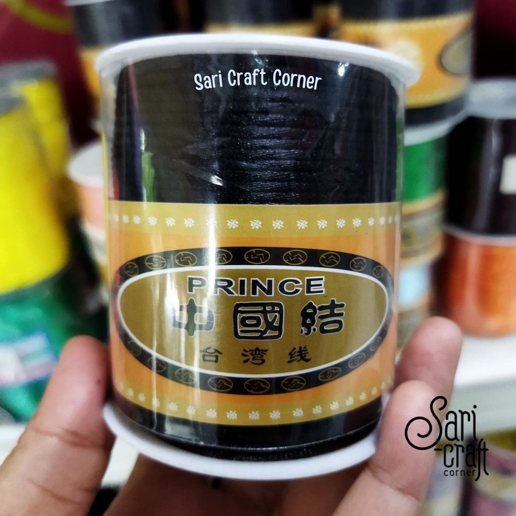 

Tali Cina Satin Hitam 2mm 100 Yard