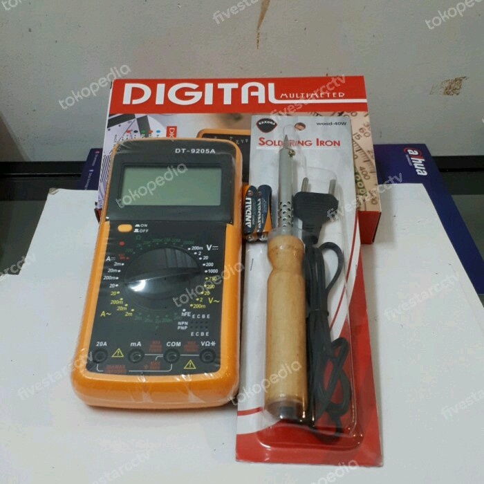 [BAYAR DIRUMAH] Promo New Digital Multimeter Multi Tester Visero Dt - 9205B Avo Meter / Perlengkapan