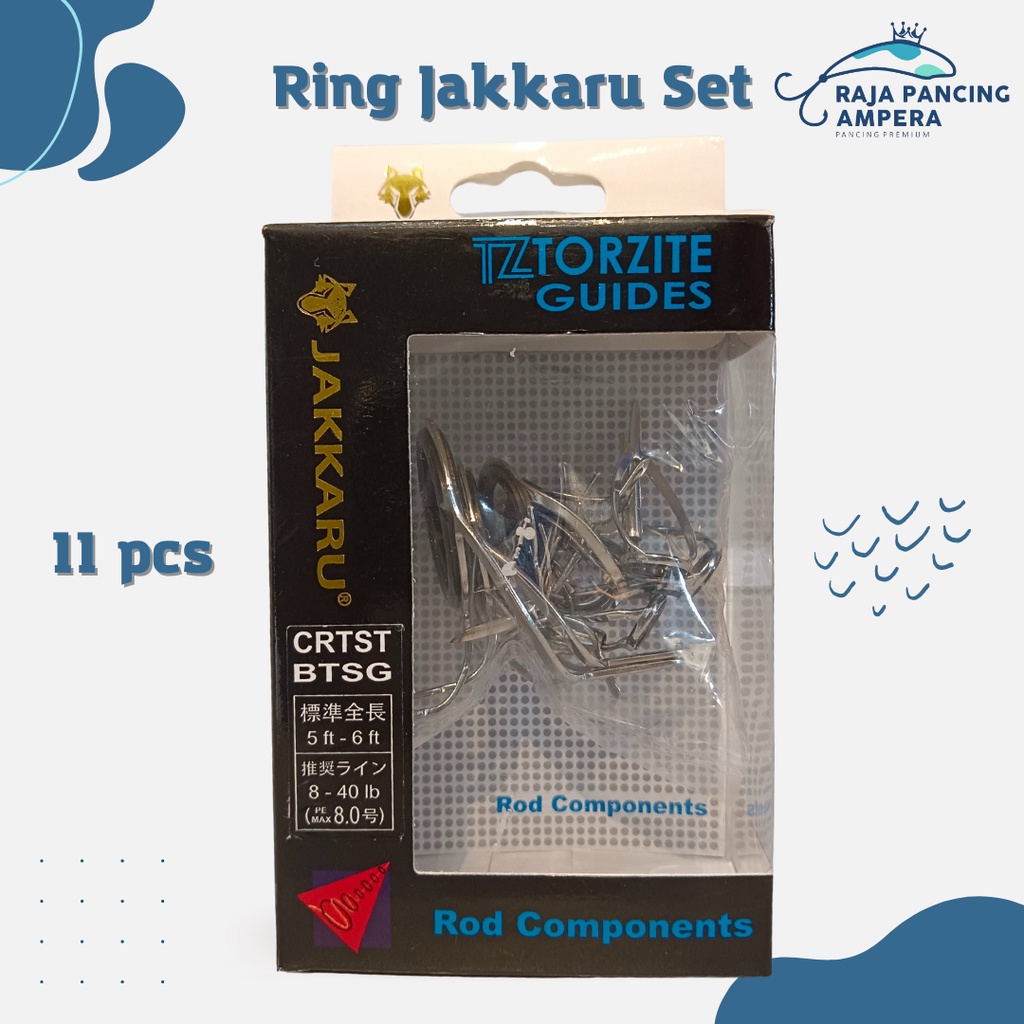 Cincin Joran Pancing Satu Set Jakkaru Ring Torzite
