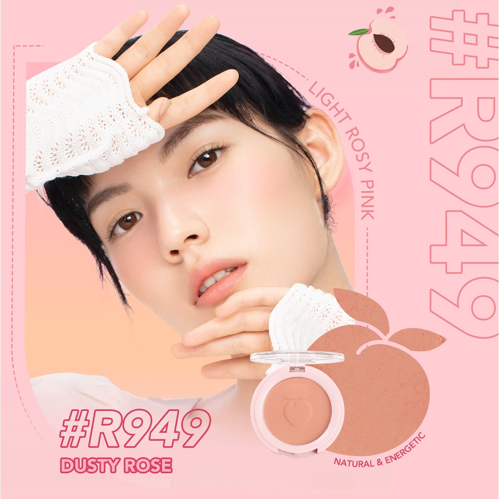 ★ BB ★ Y.O.U Simplicity Flush Blush | Natural Face Cheek | Pigmented Powder Blush On - YOU