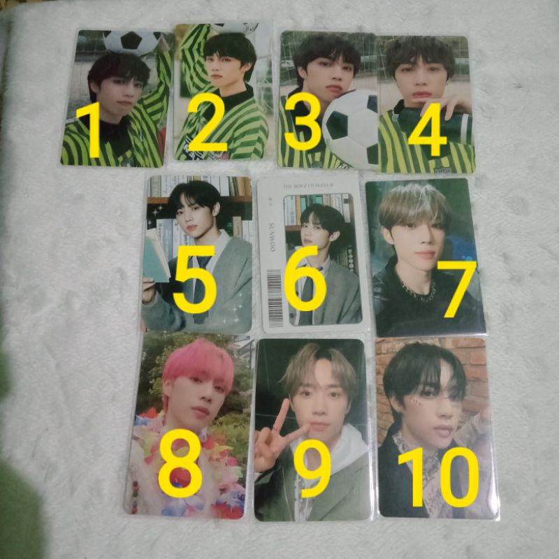 The Boyz Sunwoo Photocard PC Official